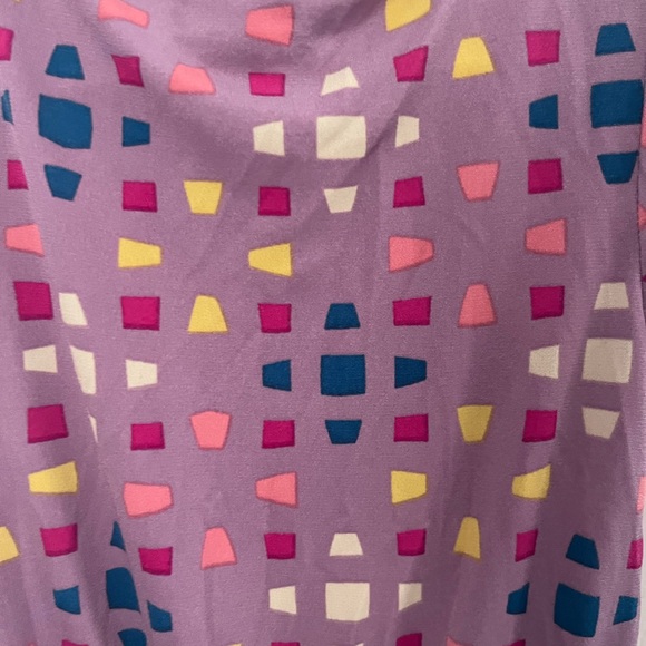 LuLaRoe Mae Girls 4 Colorful Kids Dress Set of 2 pockets - Picture 8 of 10